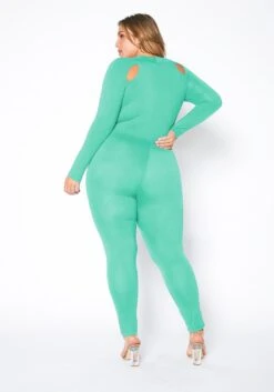 Plus Size Cutout Bodycon Jumpsuit -Mini Dress Store 2007297 179 2