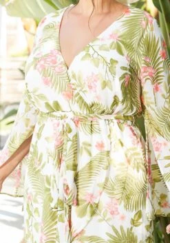 Asoph Plus Size Tropical Print Flowy Mini Dress 15 Asoph Plus Size Tropical Print Flowy Mini Dress -Mini Dress Store 2014942 135 4