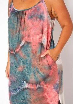 Asoph Plus Size Tie Dye Cami Midi Dress 11 Asoph Plus Size Tie Dye Cami Midi Dress -Mini Dress Store 2015975 158 4