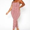 Asoph Plus Size Greek Key Print Cami Jumpsuit -Mini Dress Store 2017900 283 1