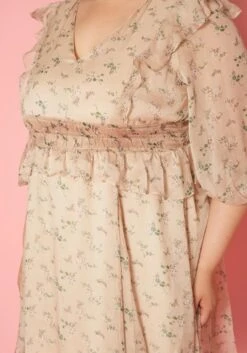 Plus Size Floral Print Flare Mini Dress -Mini Dress Store 2019645 319 4