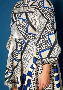 Plus Size Geo Print High To Low Flare Dress 11 Plus Size Geo Print High To Low Flare Dress -Mini Dress Store 2019756 003 4