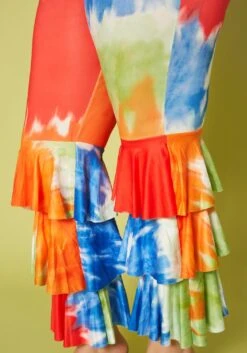 Plus Size Tie Dye Tiered Flare Jumpsuit -Mini Dress Store 2019961 001 3