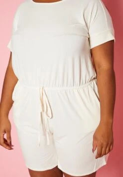 Plus Size Basic Lounge Romper -Mini Dress Store 2020178 006 6
