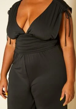 Plus Size Side Cleavage Jumpsuit -Mini Dress Store 2020304 001 5