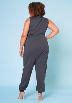 Plus Size V-Neck Harem Jumpsuit -Mini Dress Store 2020320 005 3
