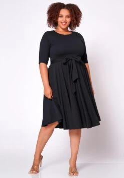 Plus Size Fit & Flare Mini Dress -Mini Dress Store 2020462 004 2