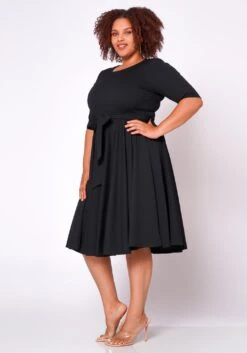 Plus Size Fit & Flare Mini Dress -Mini Dress Store 2020462 004 3
