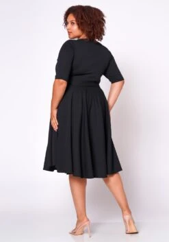 Plus Size Fit & Flare Mini Dress -Mini Dress Store 2020462 004 4