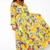 Plus Size Floral Print Flare Maxi Dress -Mini Dress Store 2021146 001 1