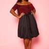 Plus Size Embellished Fit & Flare Dress -Mini Dress Store 2021371 001 0