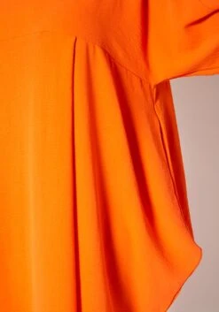 Plus Size Solid Short Sleeve Tunic Dress -Mini Dress Store 2021409 001 1