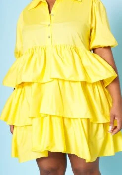Plus Size Ruffle Tiered Flare Mini Dress -Mini Dress Store 2022518 002 5
