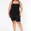 Plus Size Simply Flawless Cotton Cami Romper -Mini Dress Store 2022590 001 0