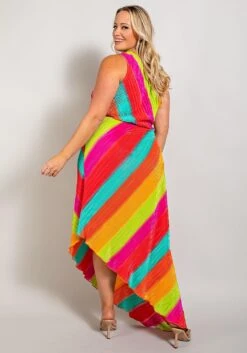 Plus Size Asymmetric One Shoulder Dress -Mini Dress Store 2022664 001 4