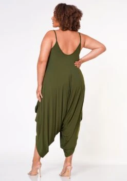 Plus Size Harem Cami Jumpsuit -Mini Dress Store 2022665 003 4