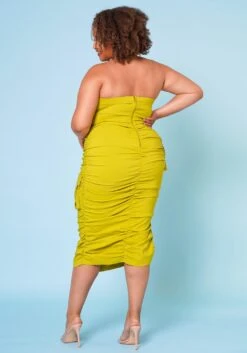 Plus Size Date Night Bodycon Tube Dress -Mini Dress Store 2022678 001 1